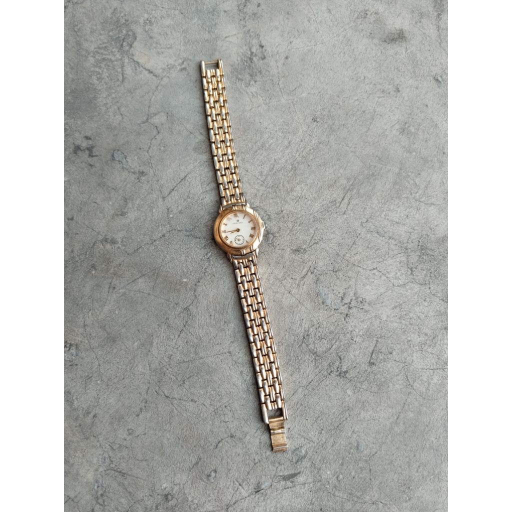jam tangan vintage langka nobel gold plated