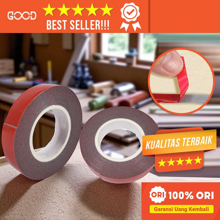 Double Tape Super Strong Dobel Side Tip Lakban Perekat Super Kuat Dinding Alat Elektronik