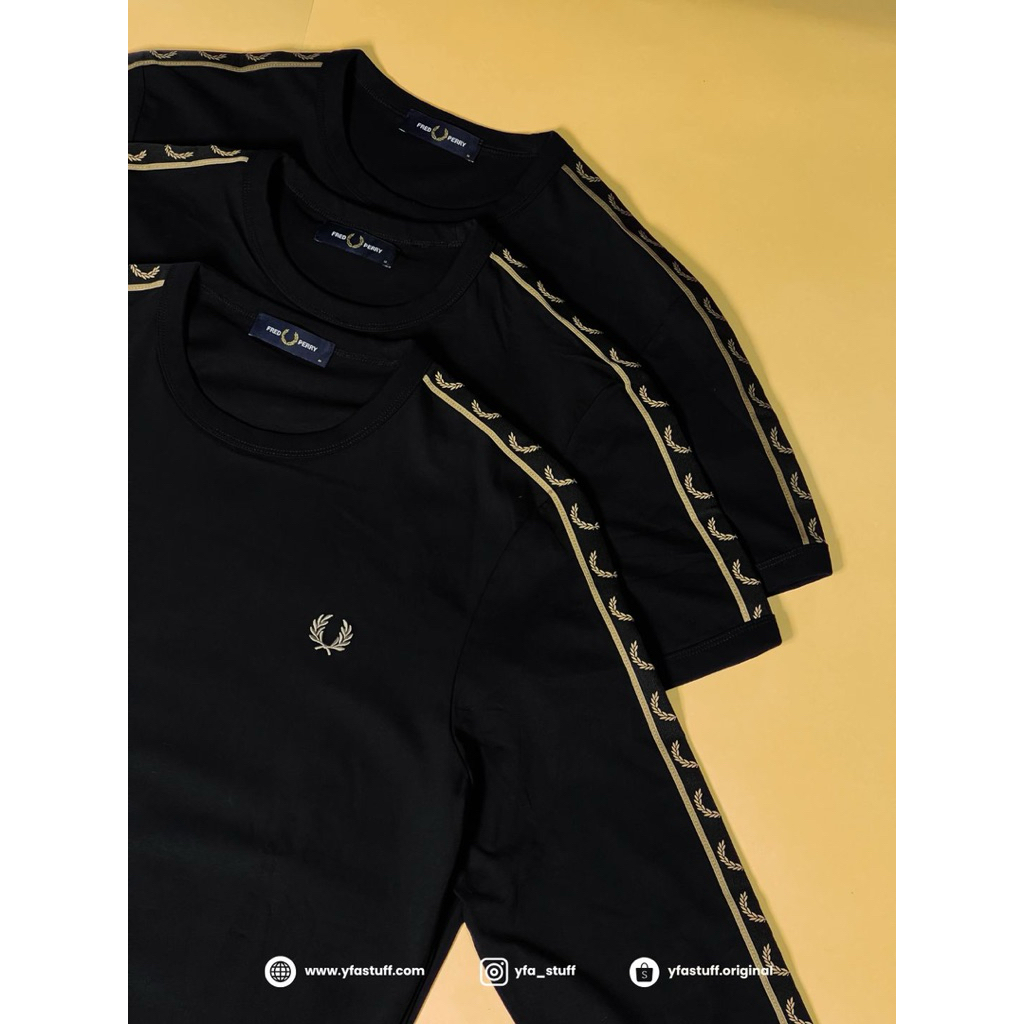 Fred Perry Taped Black Gold - Original (BRAND NEW)