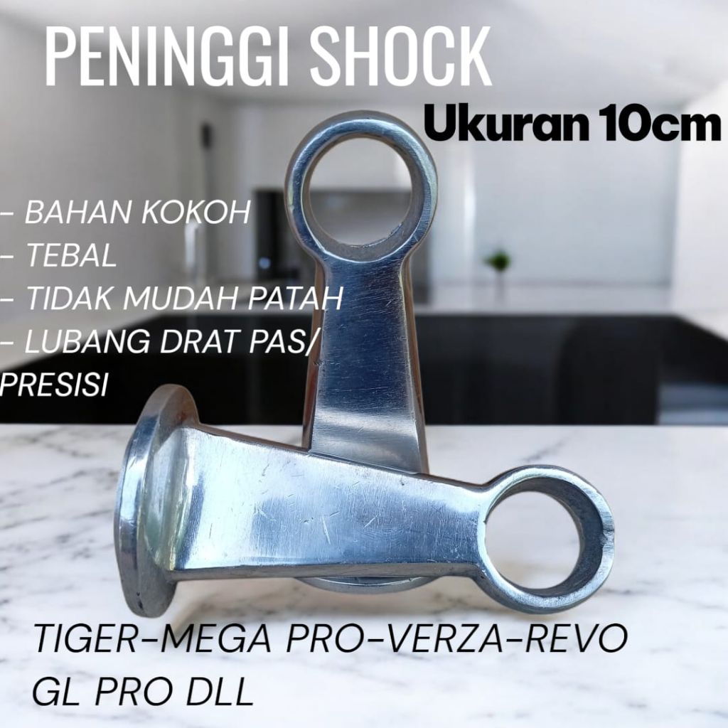 Anting Peninggi ukuran 10cm Shock Breaker belakang Gl Pro Mega Pro Tiger Revo Verza RX King dll