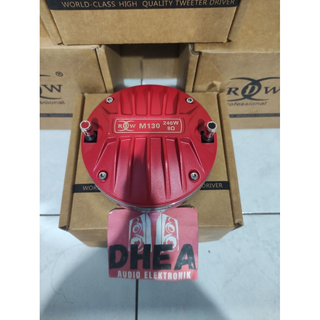 Driver Tweeter RDW M130 Neodium Twiter RDW M 130 Original Coil 3 in Model Baut