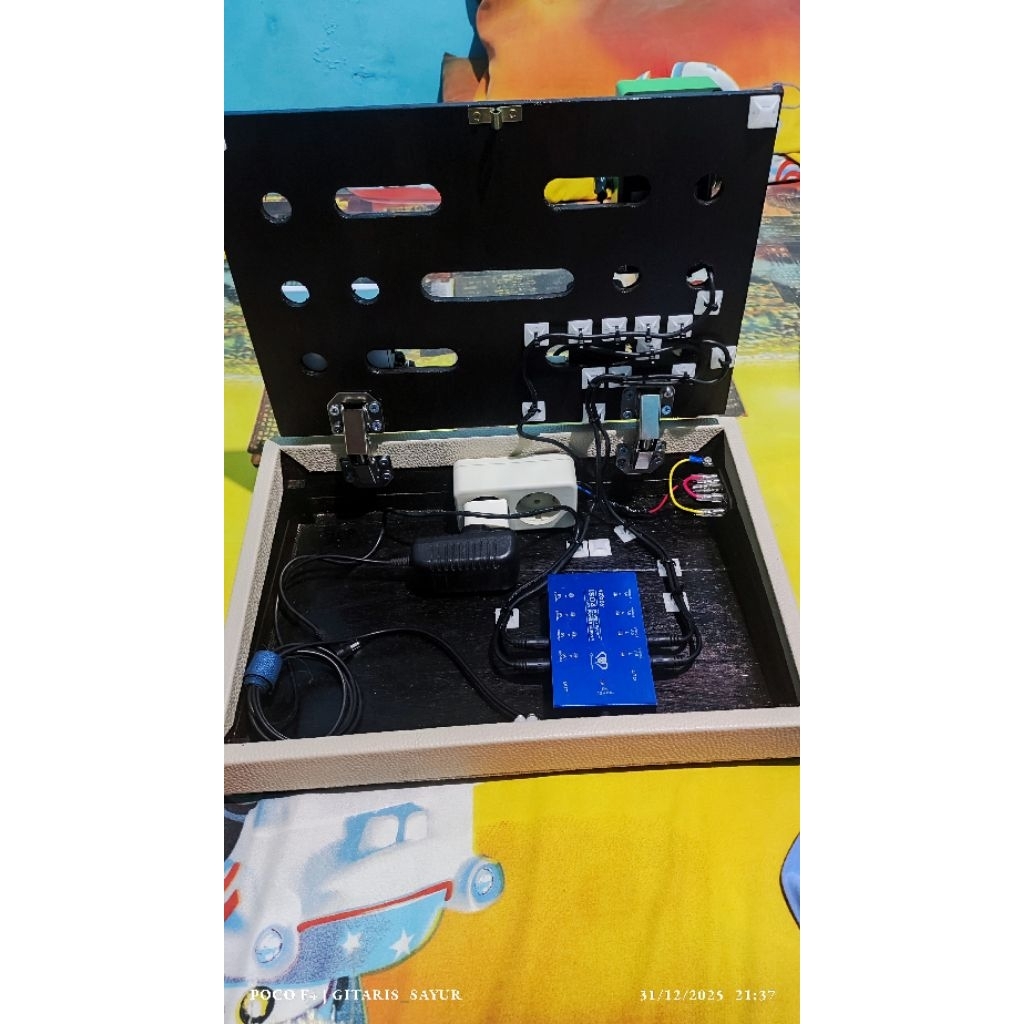 pedalboard ukuran 40x28cm, matrial kayu