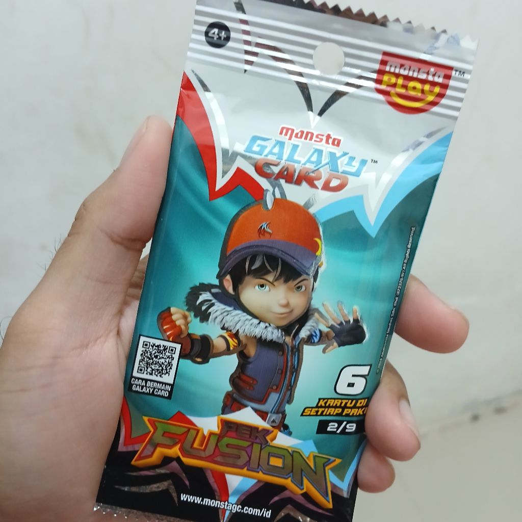 PROMO Boboiboy Galaxy Card FrostFire 2/9