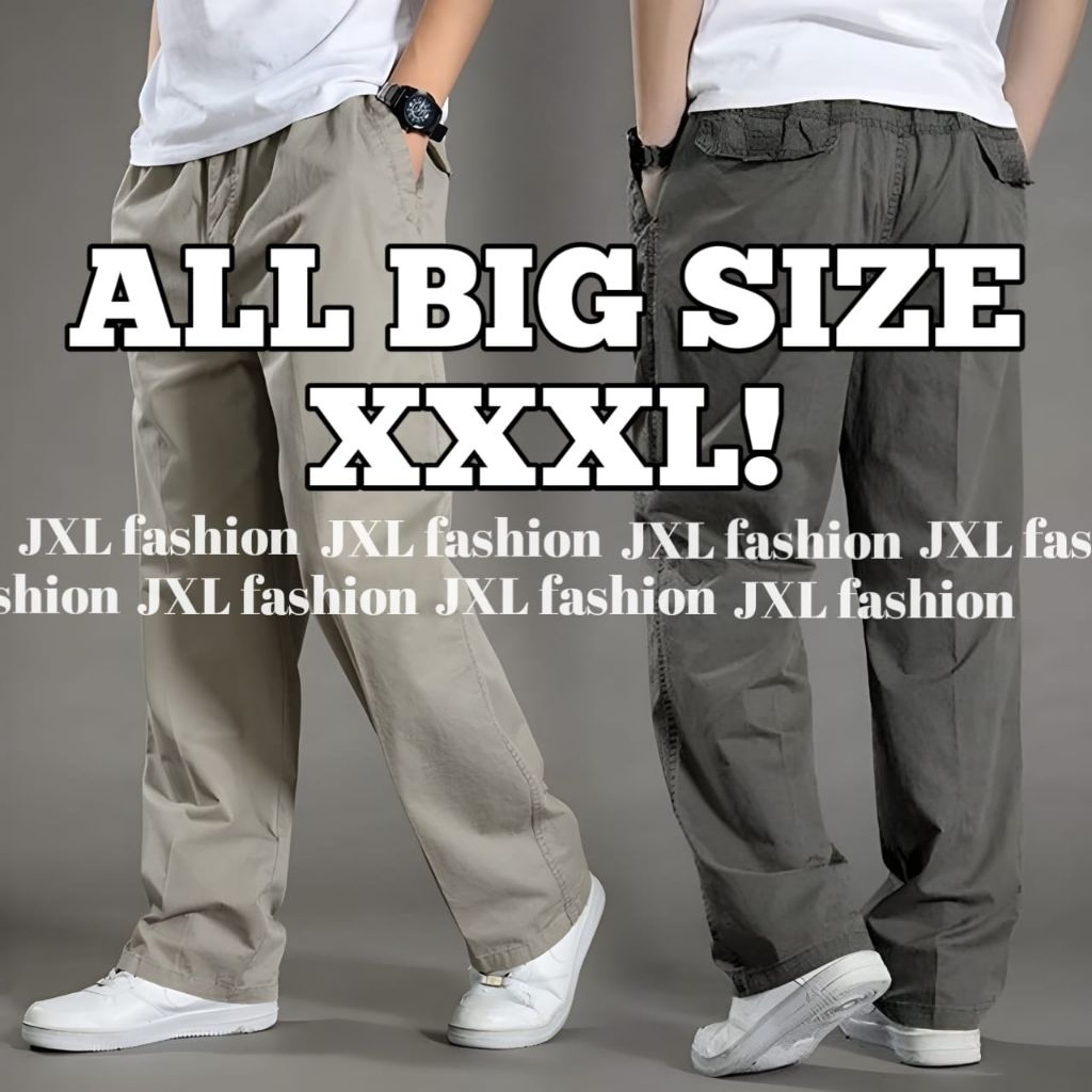 Celana Panjang Pria Dewasa Jumbo XXXL Celana Sam Pria Jumbo Celana Chinos Size Jumbo XXXL
