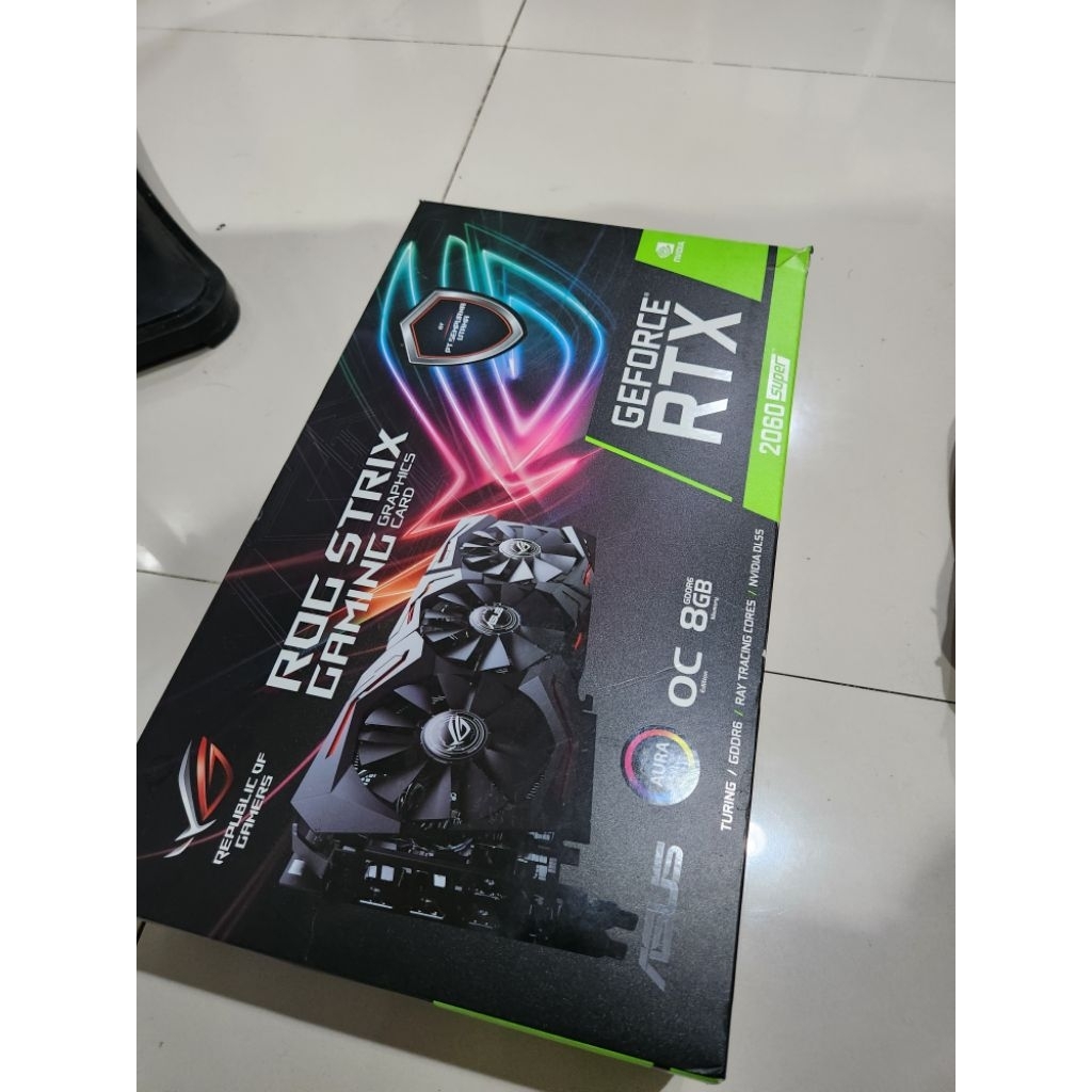 Vga asus rog rtx 2060super 8gb fullset