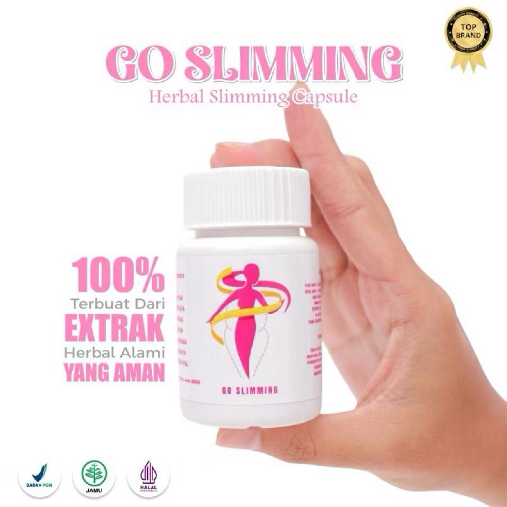 GO SLIMMING HERBAL DOSTING DOSIS TINGGI 2X LEBIH AMPUH SLIMMING CAPSULE OBAT PELANGSING HERBAL OBAT 