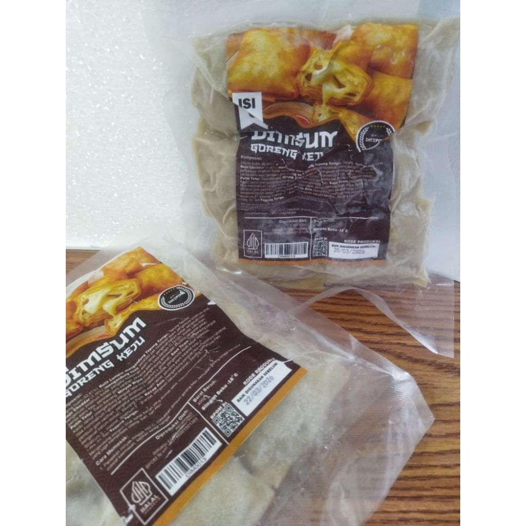 Dimsum FROZEN Goreng Keju (Incipono) Isi 6pcs