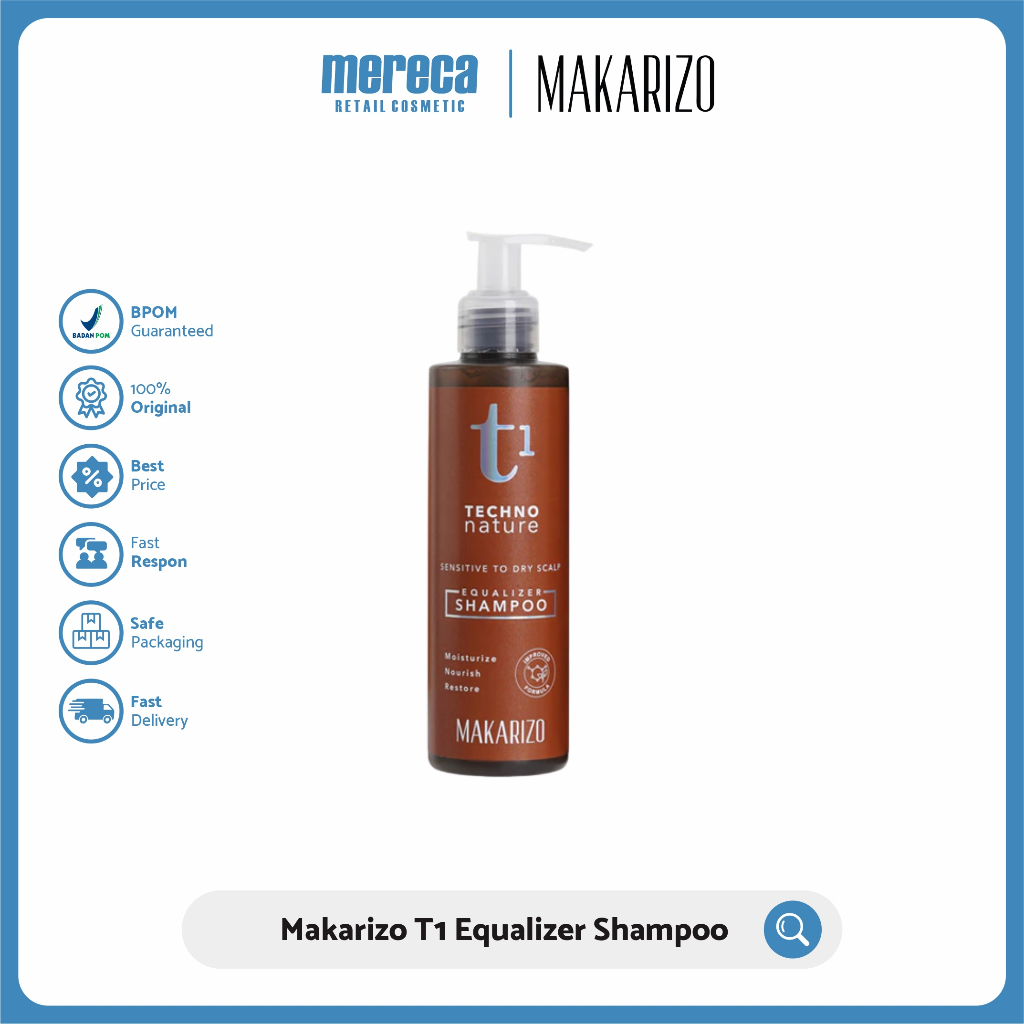 Makarizo T1 Techno Nature Equalizer Shampoo 180 ml