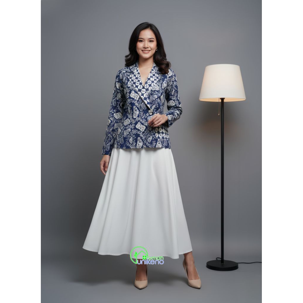Blazer Batik modern wanita | Atasan batik keki