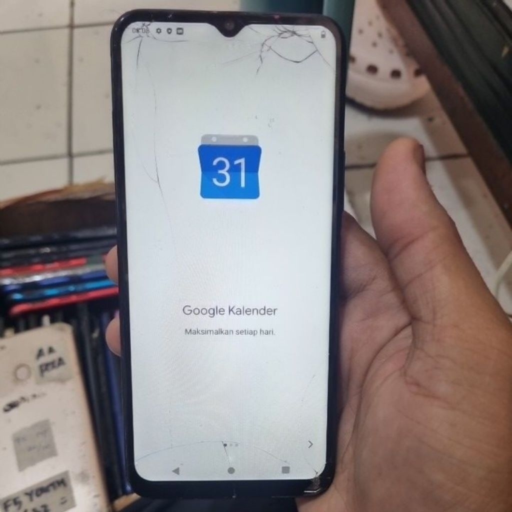 vivo y12s minus retak baca deskripsi