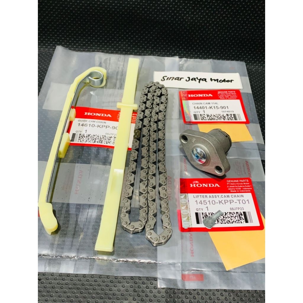 PAKET 3ITEM TENSIONER tonjokan keteng KPP/K15 HONDA CB150R OLD, CBR150R
