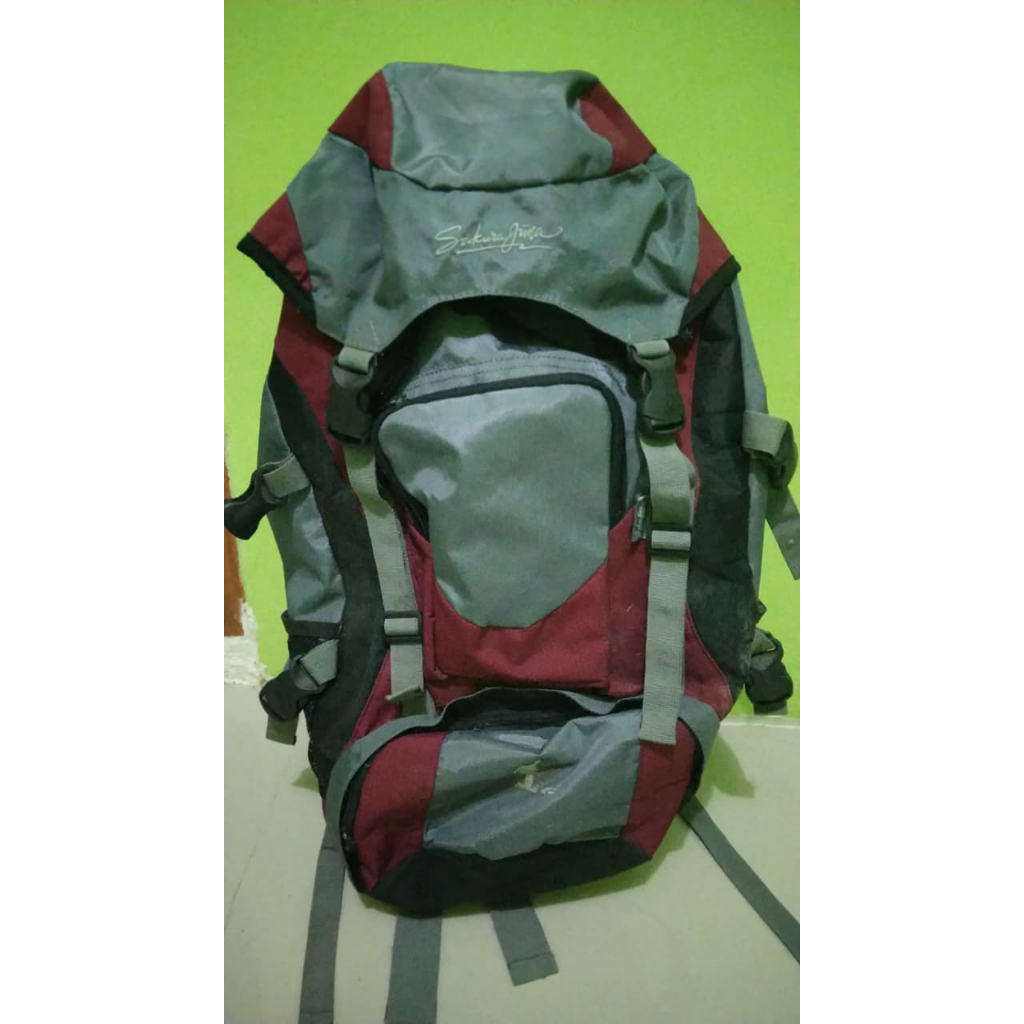 ( Preloved ) Ransel Kemping Super Besar KIA 80 L Tas Gunung Pria Wanita