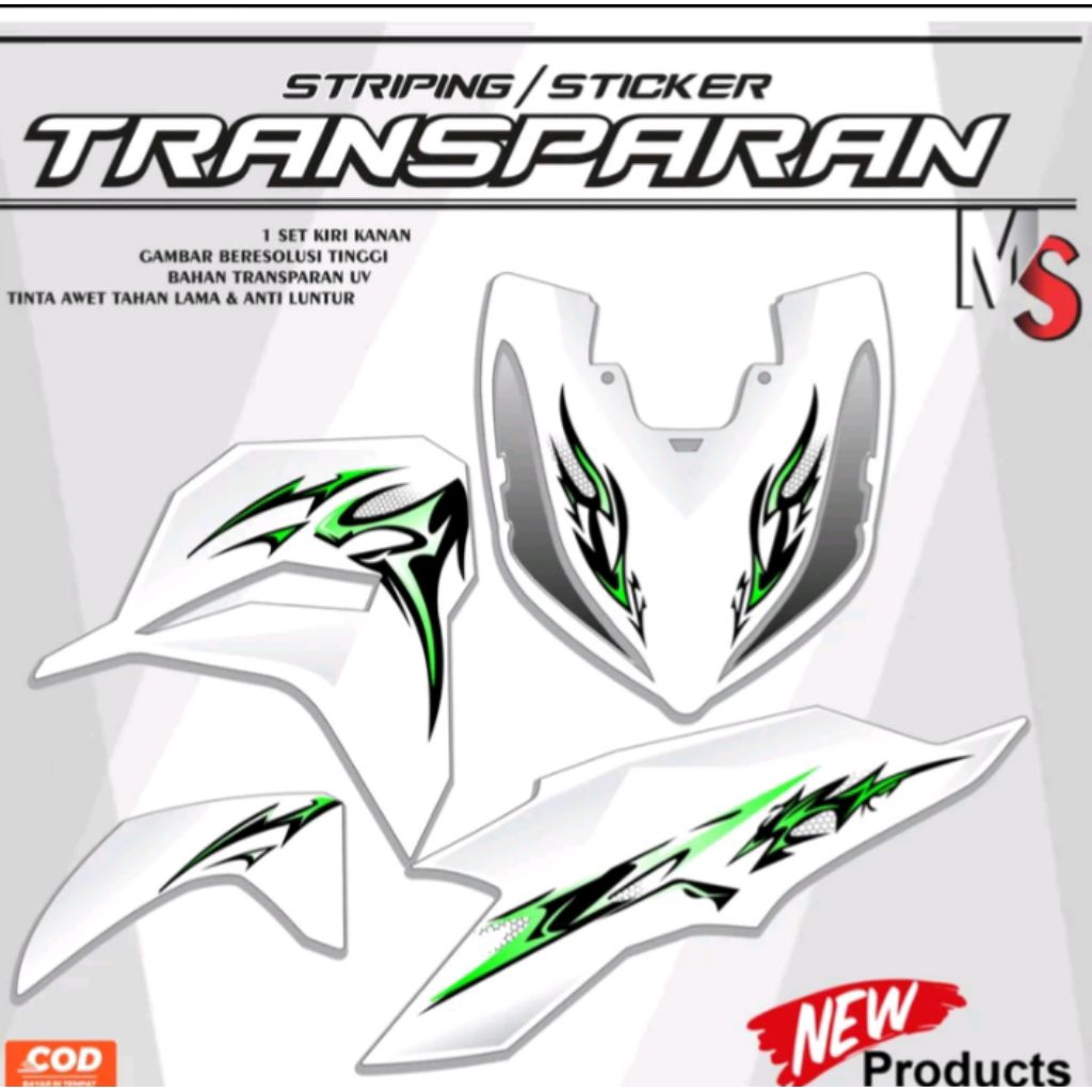 Striping transparan Vario 125 new