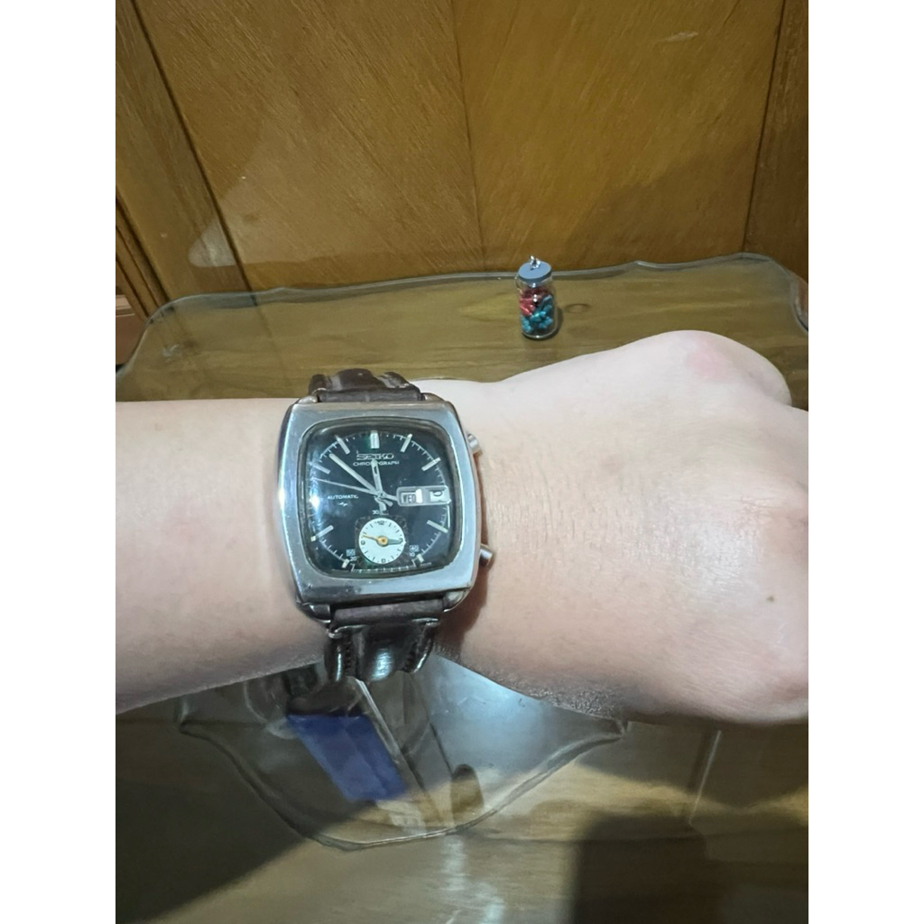 jam tangan seiko monaco green hulk dial automatic