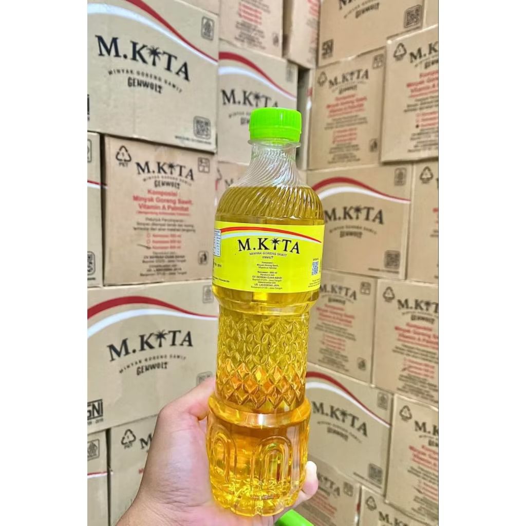 minyak goreng m kita/my kita 800 ml kemasan botol