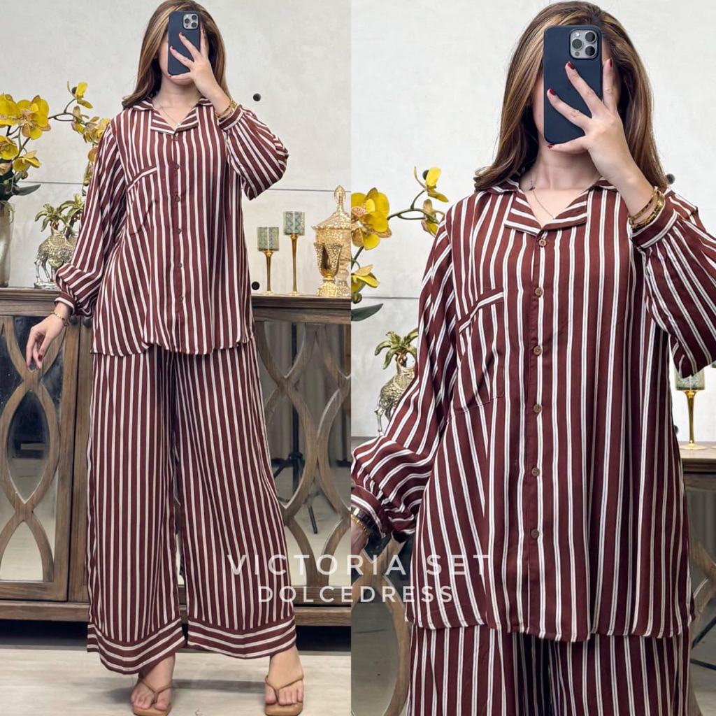 setelan rayon Dolce dress victoriya set