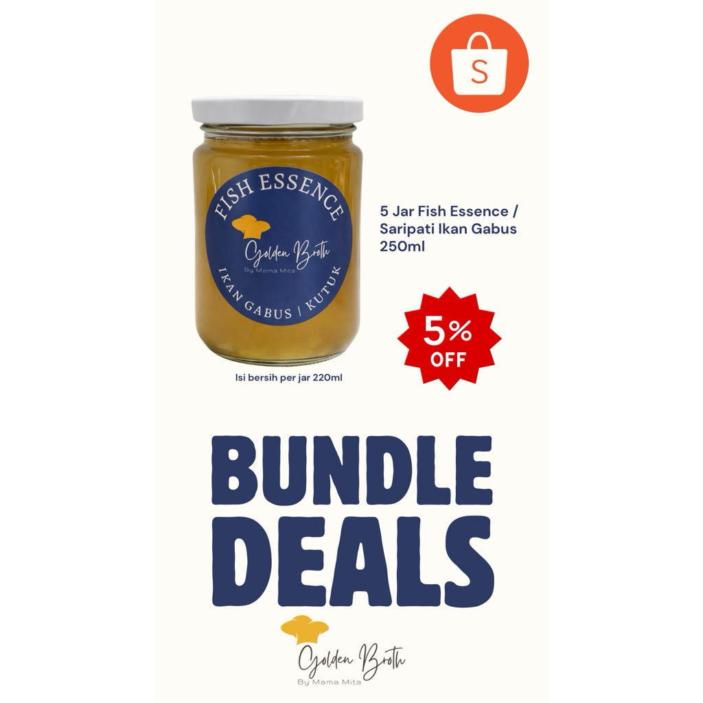READY STOCK Fish Essence - Saripati Ikan Gabus - Saripati Ikan Kutuk - Kemasan Jar Kaca 250ml - Tanp