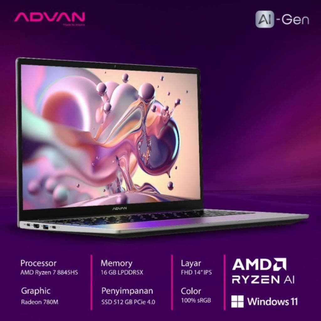 ADVAN AI GEN R7 8845HS
