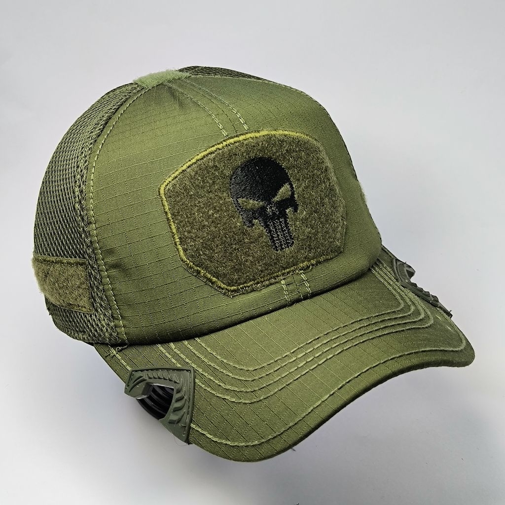 Topi tactical coak premium punisher army bahan kombinasi double mesh original