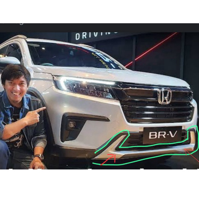 Garnish lower body kit bemper depan belakang Honda brv BRV BR-V 2021 2022 2023 original