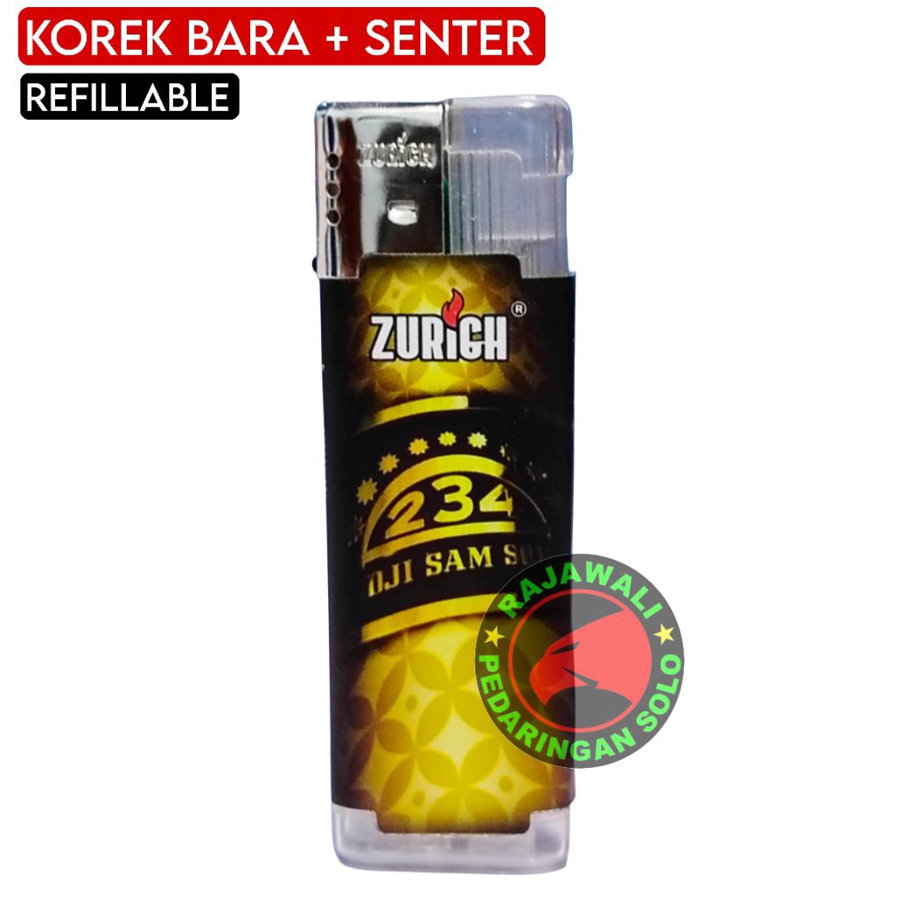 KOREK GAS BARA SENTER LED KOREK SENTER LED