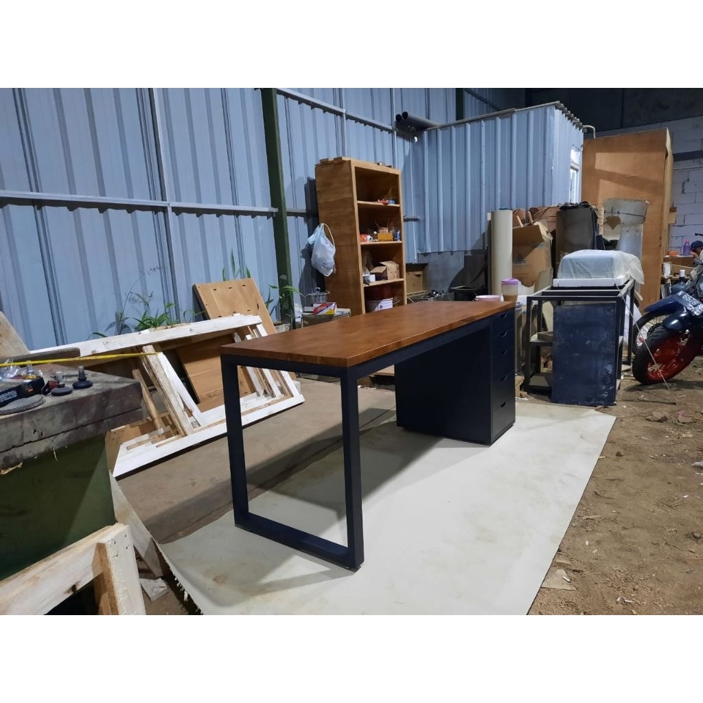 meja kerja dan desk fjl jati