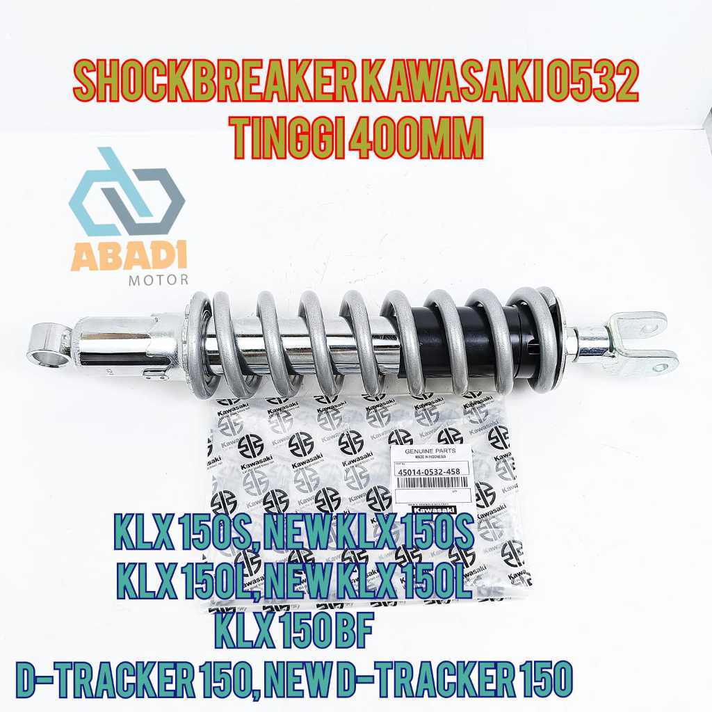 Shockbreaker Shock Belakang Ori Kawasaki KLX 150S KLX 150L New KLX 150 BF D-Tracker 150 Shok Breker 