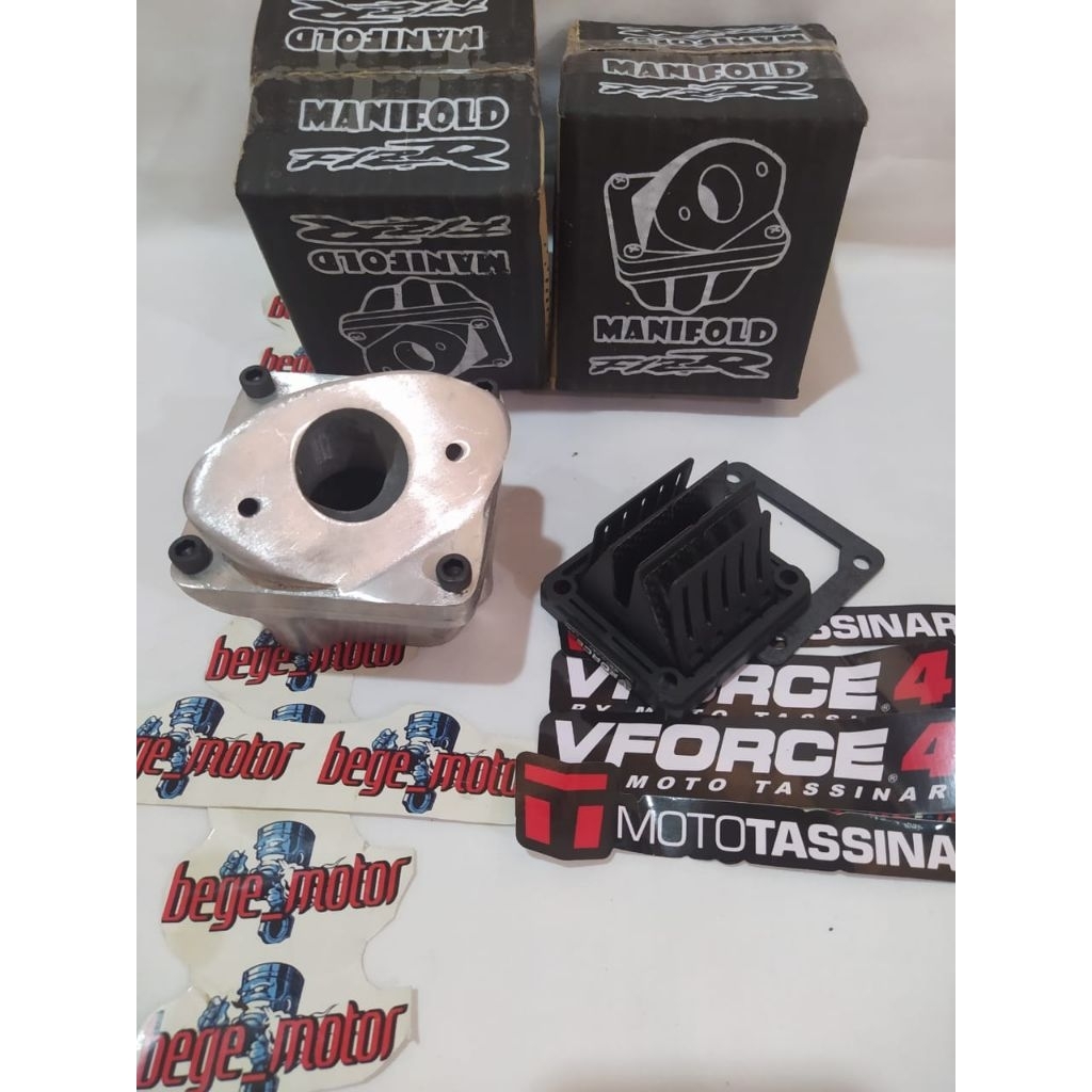 intake Intek manipol kodok FIZ R pendek plus membran carbon vforce 4 RXZ