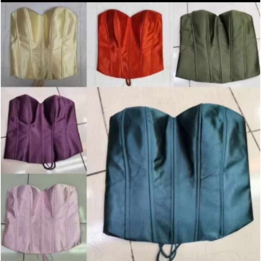 longtorso satin/komisol kebaya/longtorso saten/longtorso penganten/longtorso tali