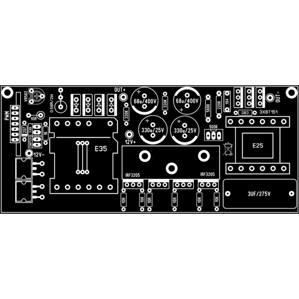 Beaded Bloom Pcb Pdc 4Fet Mini Dimensi 6X14 Cm