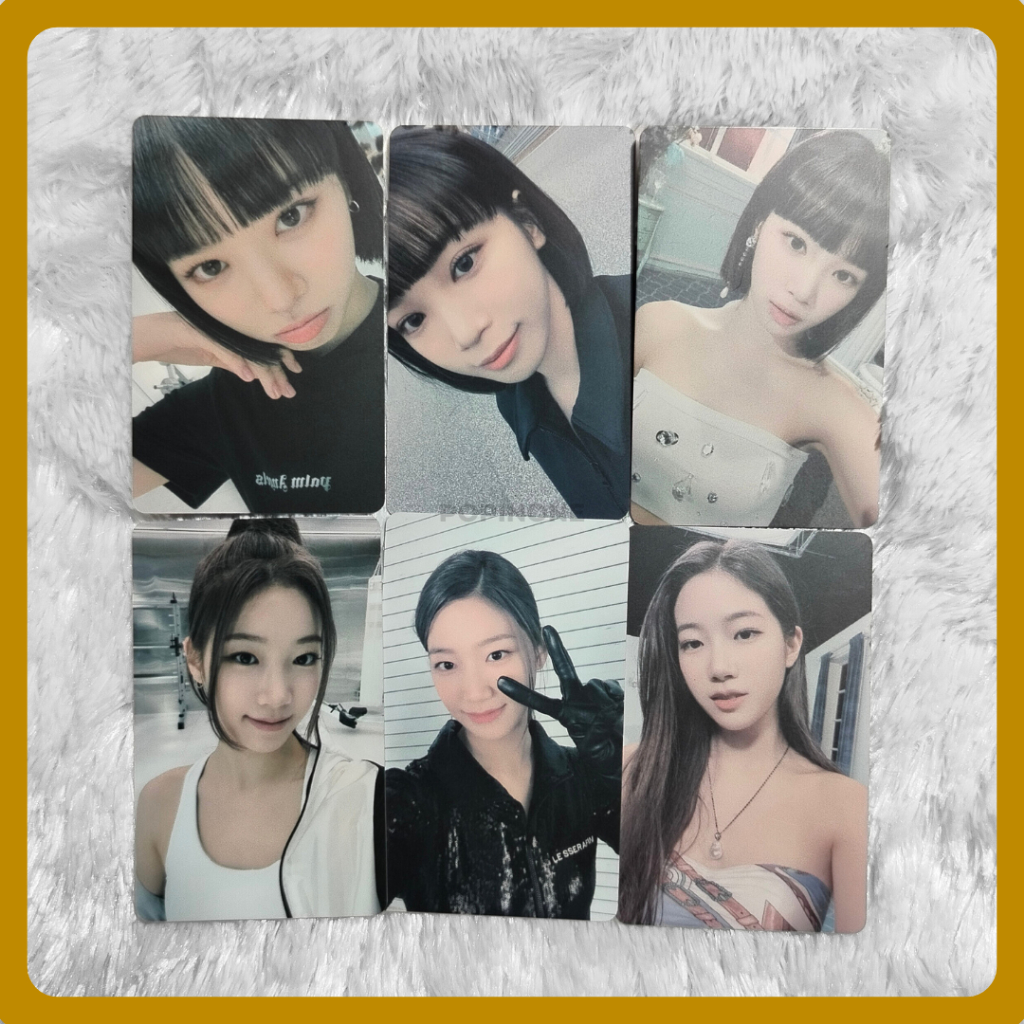 3 PC PHOTOCARD OFFICIAL CHAEWON KAZUHA LESSERAFIM BENE POB LUCKYDRAW POWER STATION PWS SOUNDWAVE M2 