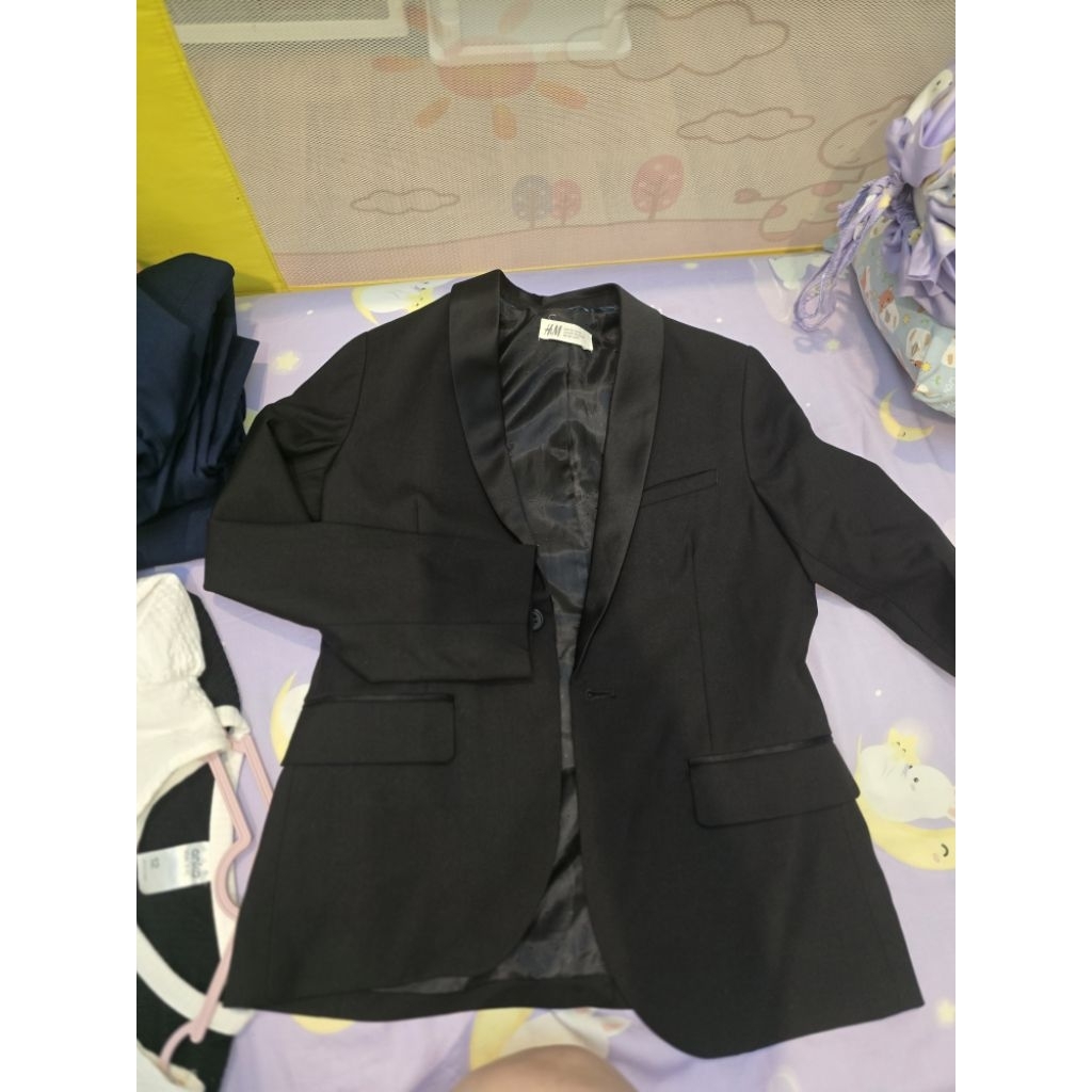 Preloved H&M kids jas anak laki hitam HM kids