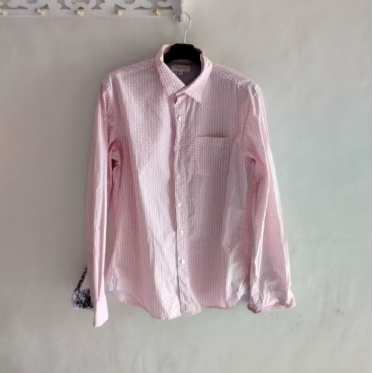 kemeja kasual pria SIZE M British India