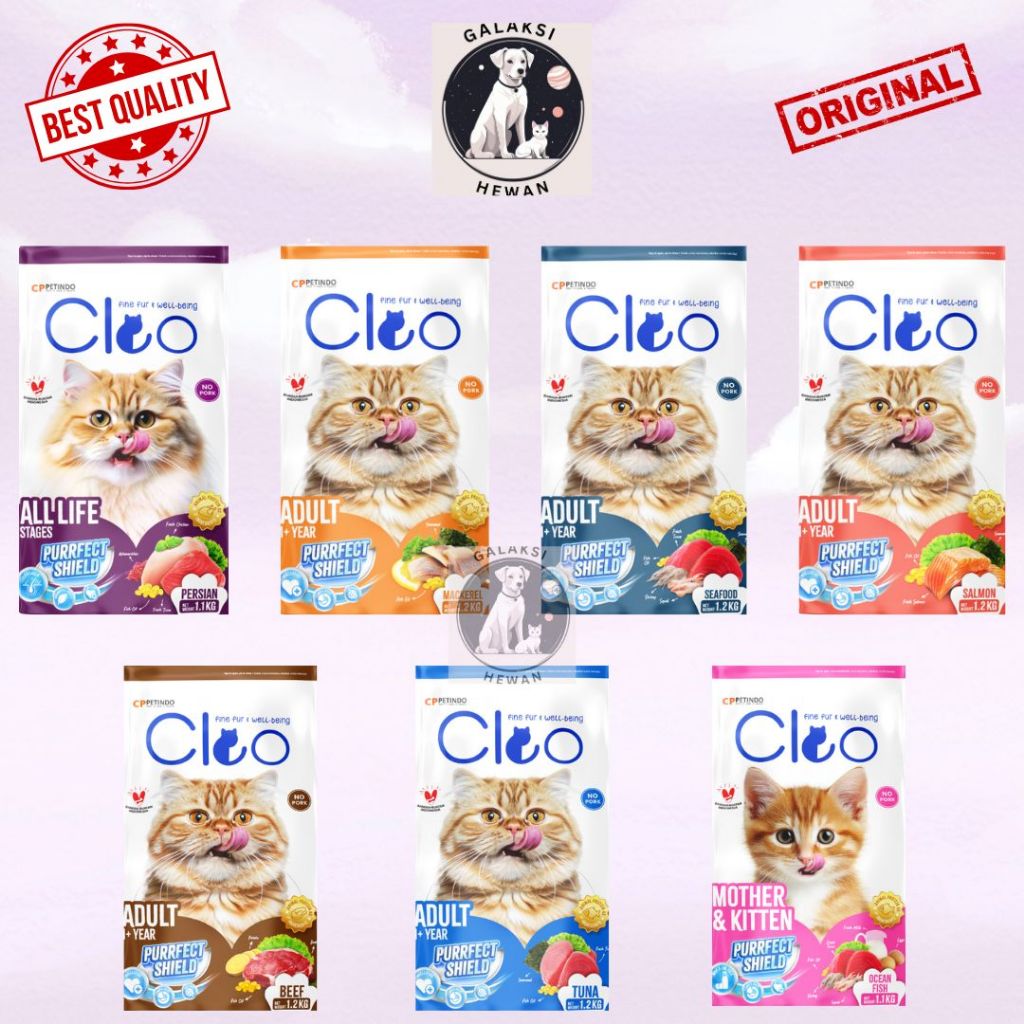 CLEO MAKANAN KUCING PERSIA 1,2KG - Makanan Kucing Kering