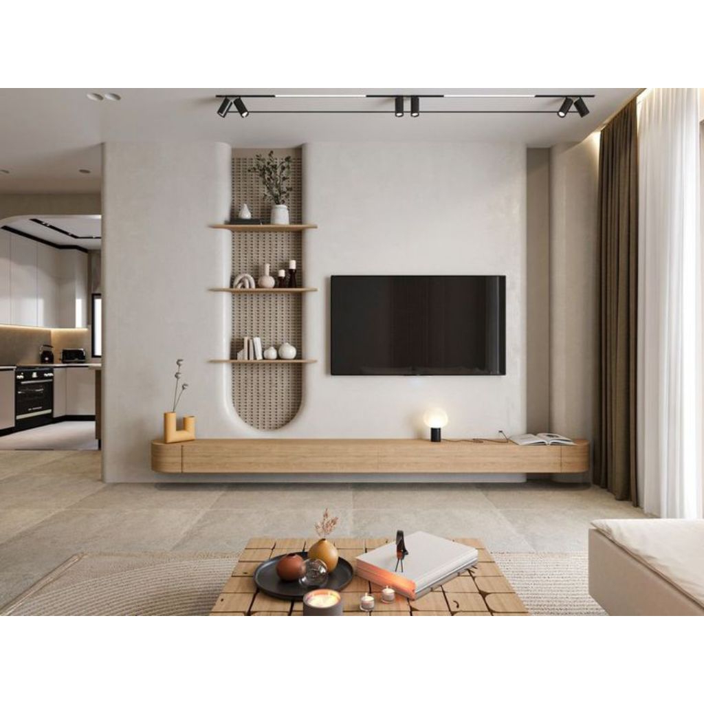 backdrop tv custom minimalis