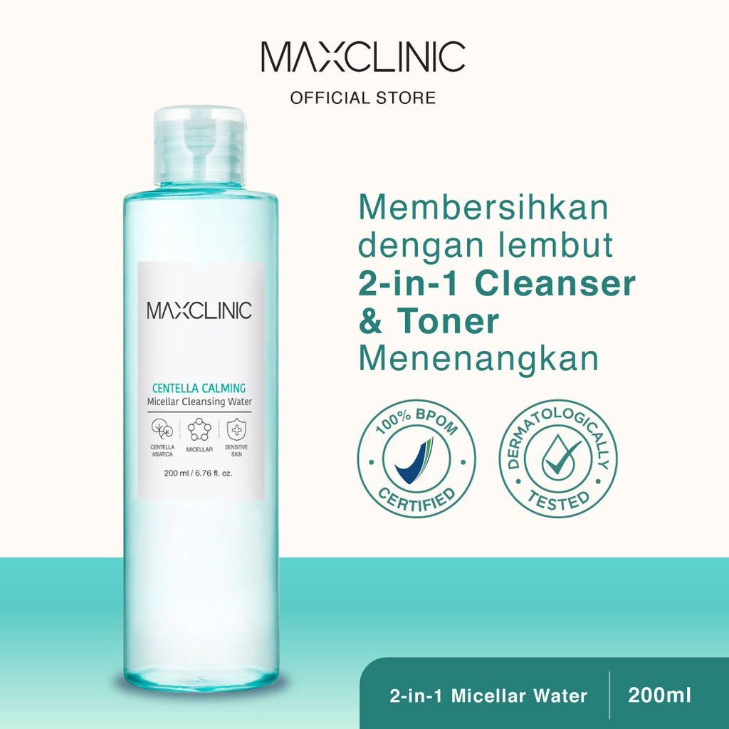 Maxclinic Centella Calming Micellar Cleansing Water 200ml