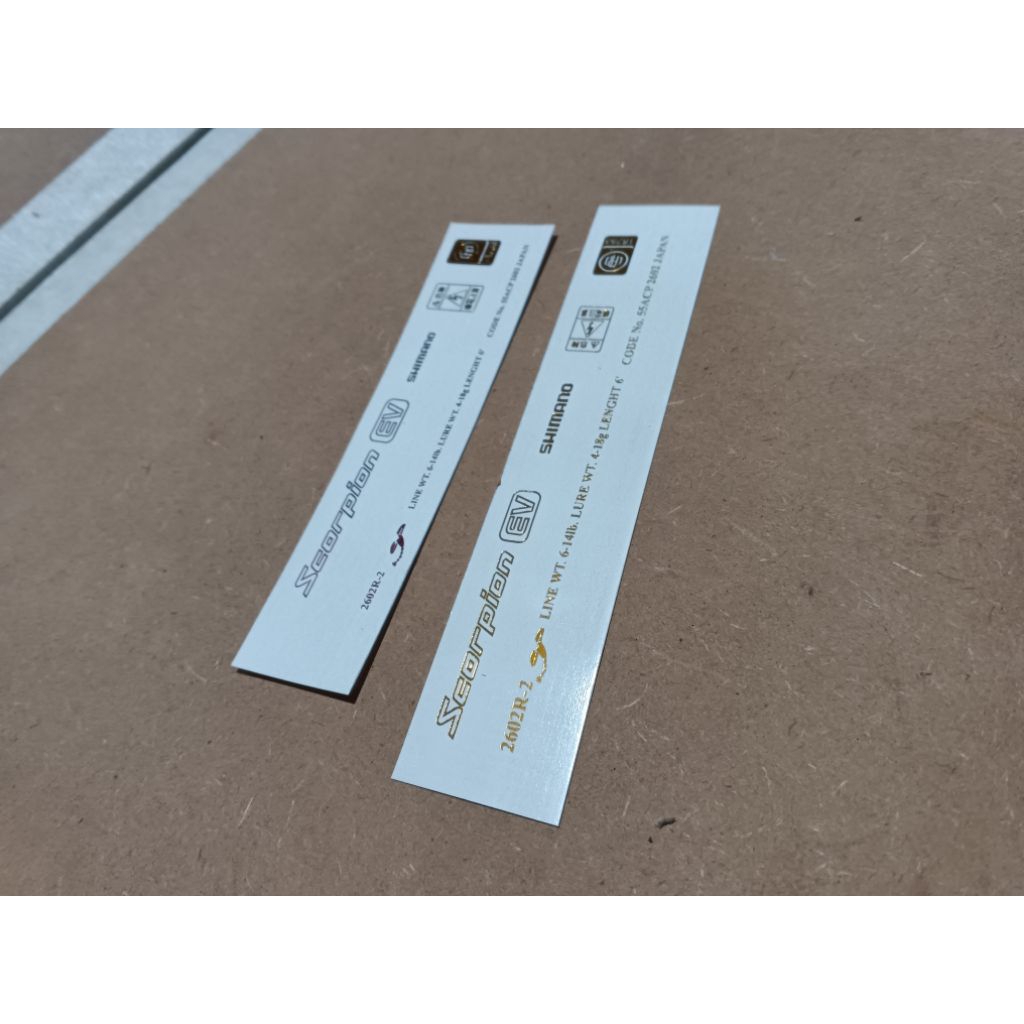 Decal Kering Custom Joran Pancing Lesath, Scorpion, Exage XT