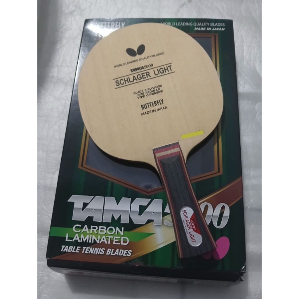 Kayu Bet Tenis Meja Butterfly Schlager light Original Murah