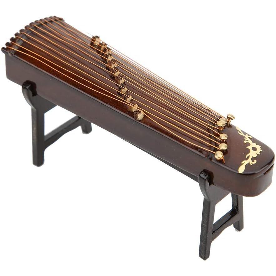 Miniatur alat musik musical instrument chinese GuZheng kayu