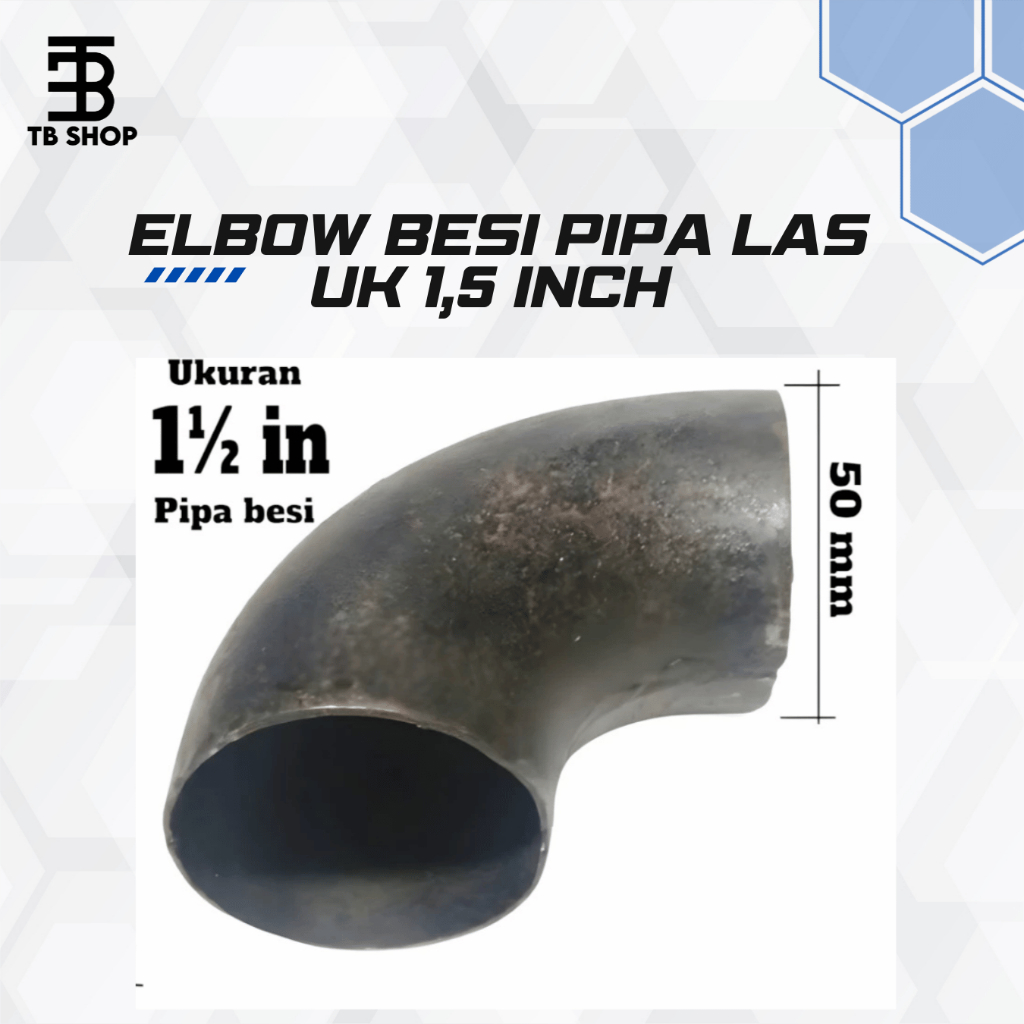 Elbow besi pipa las uk 1,5 inch elbo Lbow keni knee pipa las penyambung pipa besi 1 1/2 in