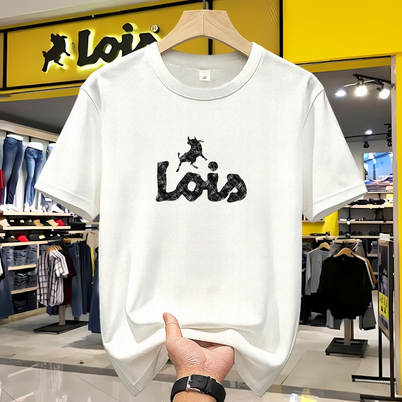 LOIS Original Kaos Lengan Pendek Pria Wanita Katun Premium Unisex Nyaman Harian
