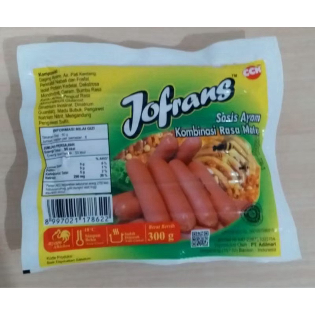 JOFRANS Sosis Ayam Rasa Madu 300g