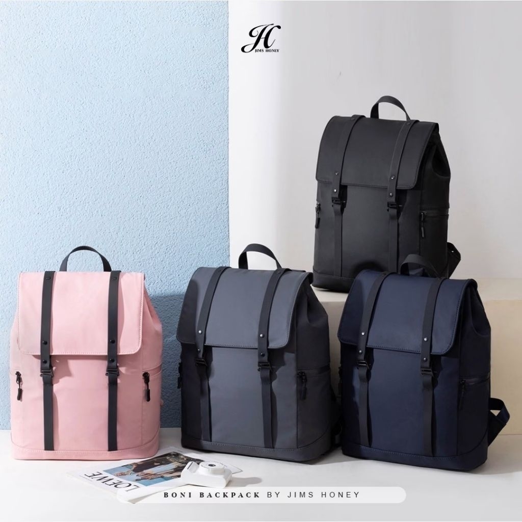 Jims Honey - Boni Backpack - Tas Ransel Muat Laptop