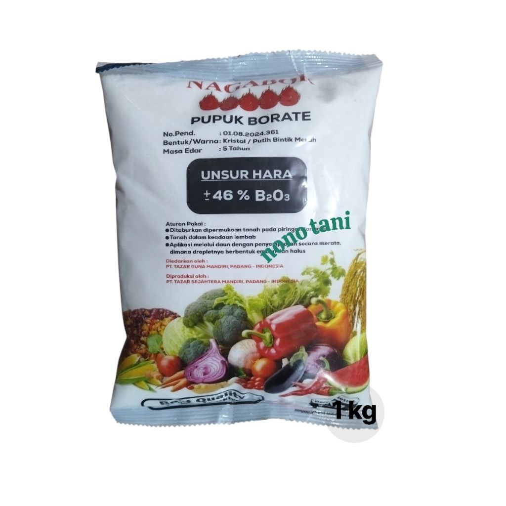 Pupuk Borate Nagabor Origin Turkey 1kg