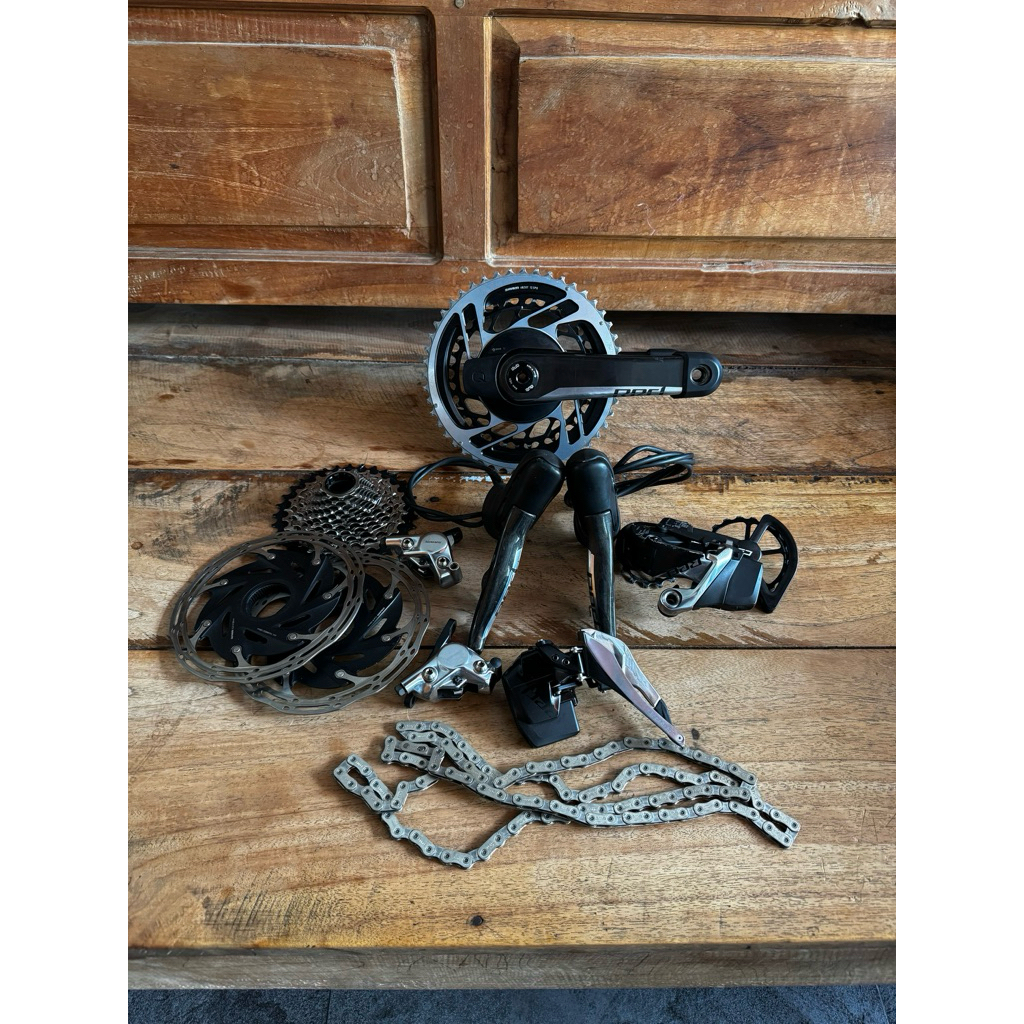 Grupset Sram red AXS etap  disc power meter