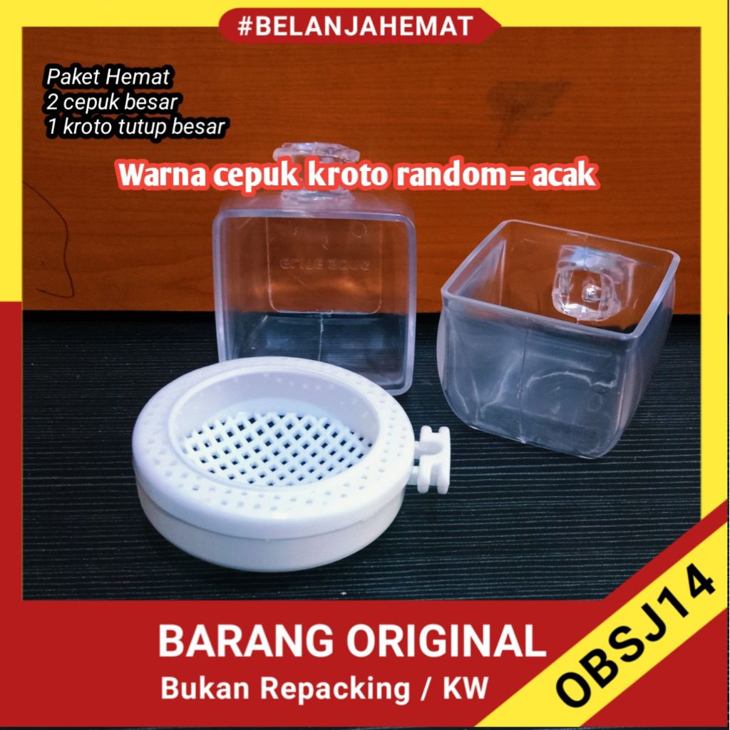 cepuk ukuran nomor 1 cepuk pakan minum dan cepuk kroto anti tumpah