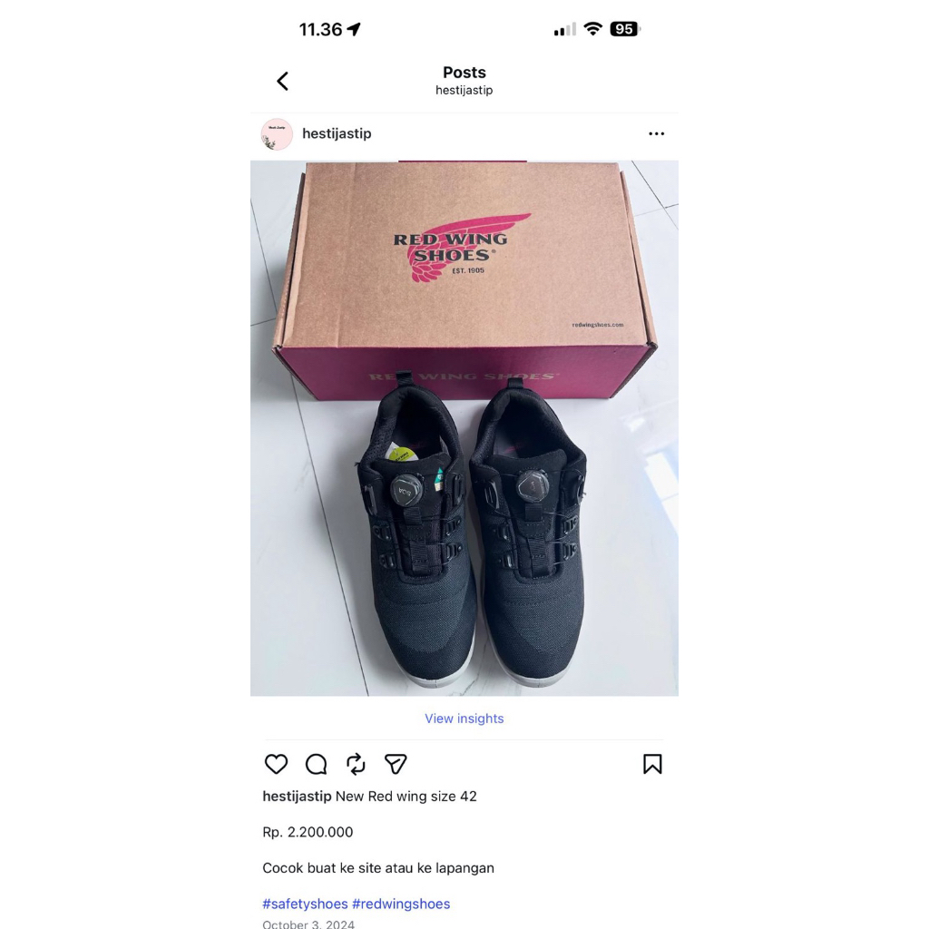 safety shoes red wing