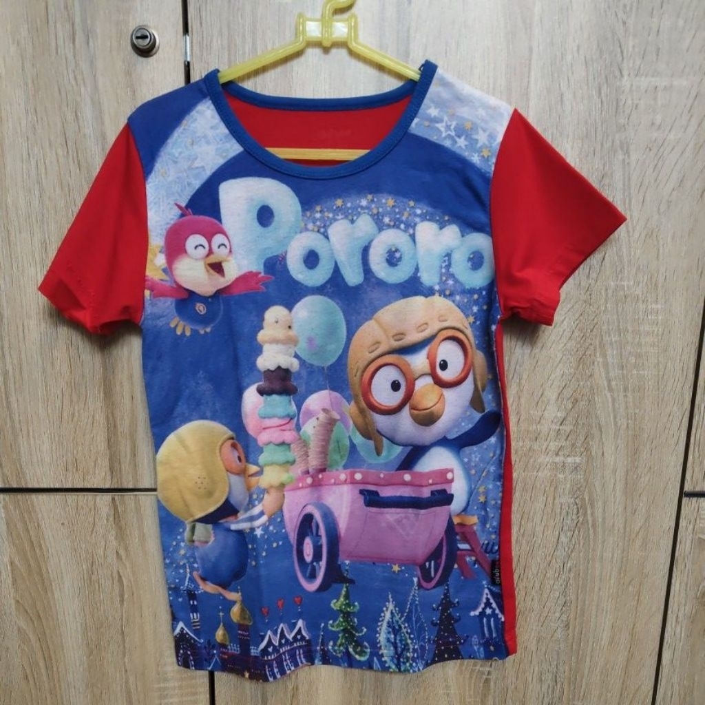 Kaos Pororo preloved 3-5y