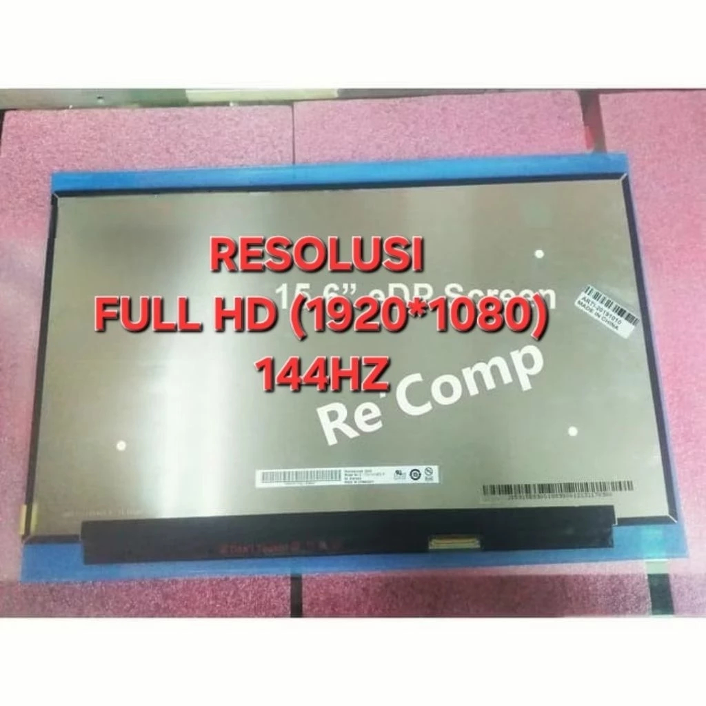 LAYAR LED LCD MSI GL65 9SFK 15.6 INCH FULL HD IPS 144HZ