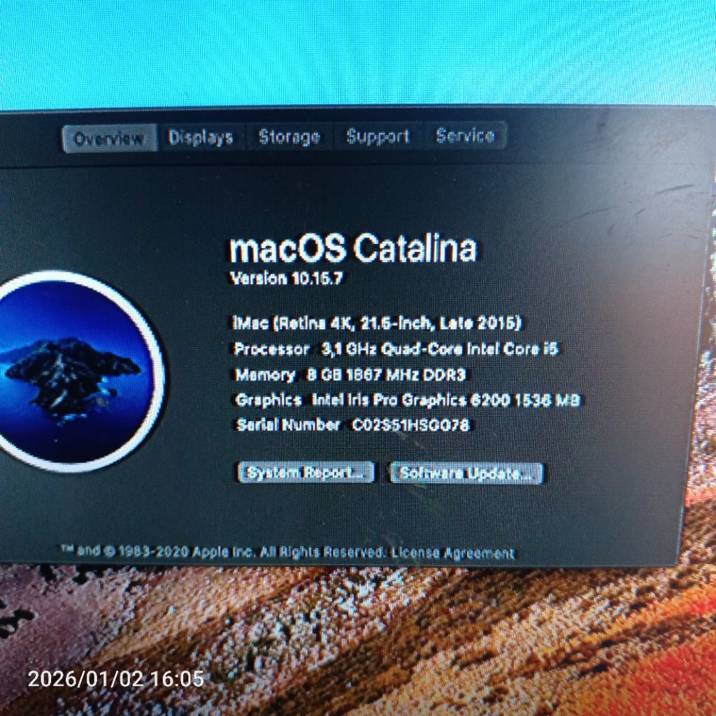 Logicboard motherboard Imac 4K Late 2015 21 inch Normal